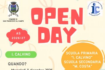 Gli Open Day alla "Calvino" e alla "Costa"